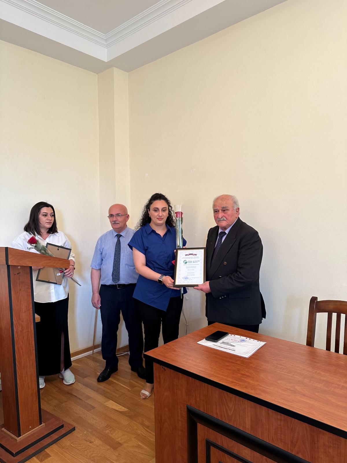 “Akademik Əli Quliyev adına mükafat” və “Ən yaxşı elmi məruzə” müsabiqəsinin qalibləri mükafatlandırılıb